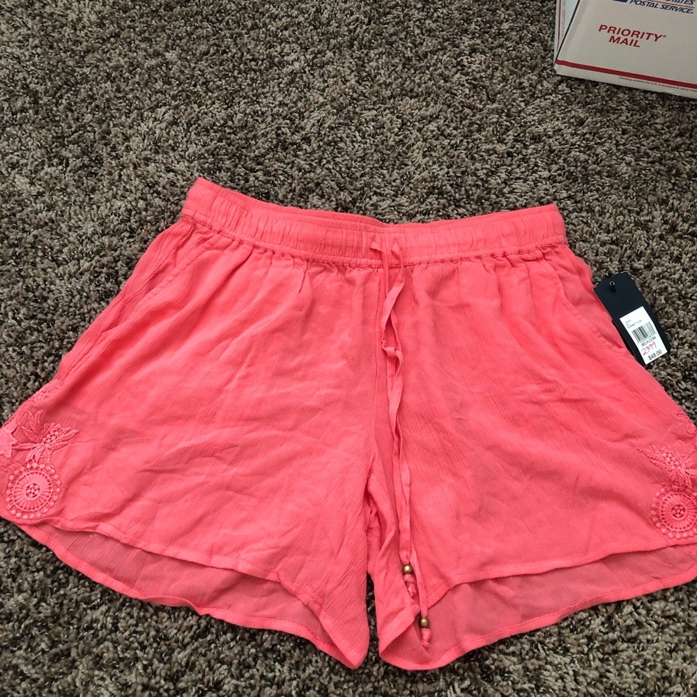 Cute summer pink shorts
